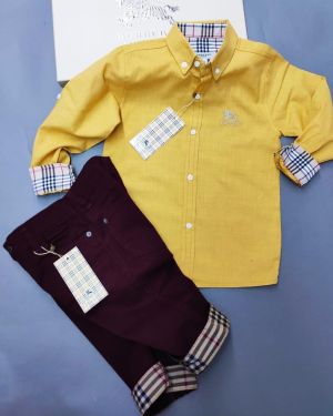 2pcs Burberry Boy Set