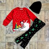 2pcs Mickey Mouse Top + Leggings Girl Set